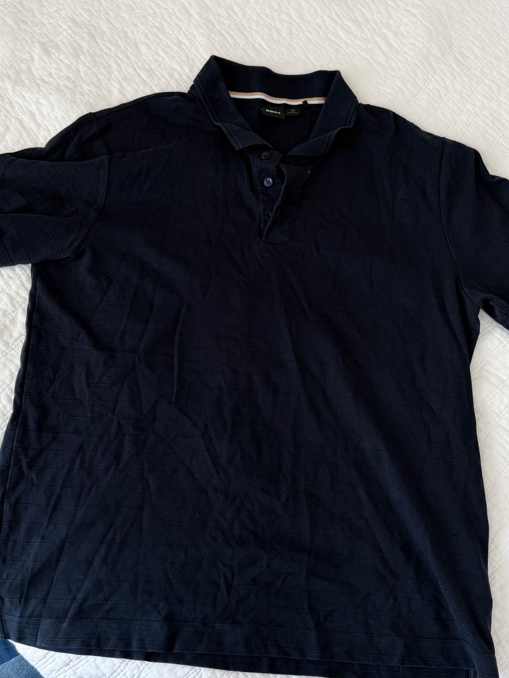 Men's Navy Polo Shirt - Classic Short Sleeve